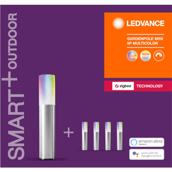 LEDVANCE SMART+ Gardenpole Mini Multicolor Grau
