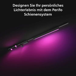 Philips Perifo Basis-Set Deckenleuchte 3 Spots + Lightbar schwarz Schwarz