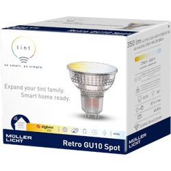 tint LED-Reflektor Retro white GU10, Weiß