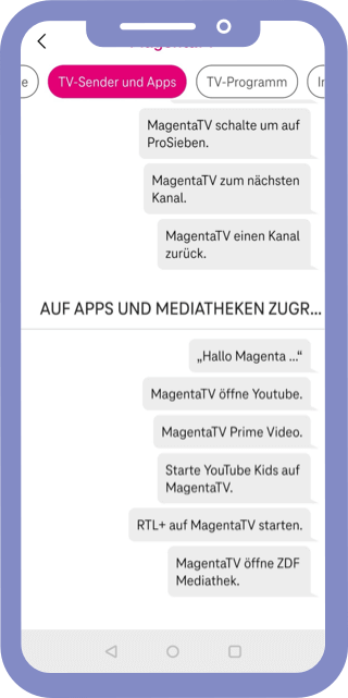 „MagentaTV öffne ZDF Mediathek“