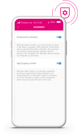 Magenta SmartHome App: Schutz der App-Nutzung mit Telefon-PIN und biometrischen Daten
