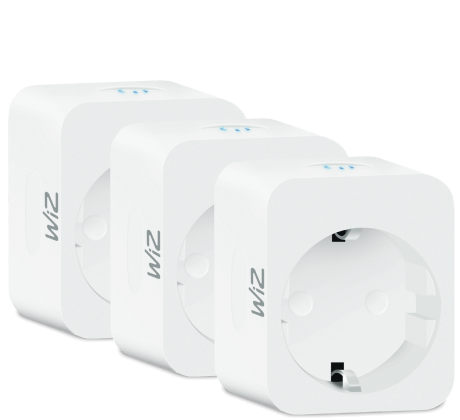 WiZ WLAN Smart Plug Powermeter 3er Set
