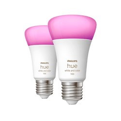 Philips White & Color Ambience E27 Doppelpack 75W