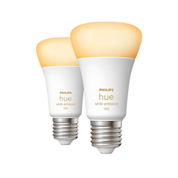 Philips White Ambiance E27 Doppelpack 75W