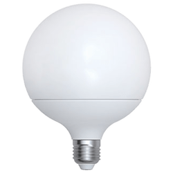tint LED-Globeform white+color E27, Weiß