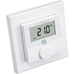 Homematic IP Wandthermostat mit Luftfeuchtigkeitssensor Weiß