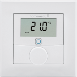 Homematic IP Wandthermostat mit Luftfeuchtigkeitssensor Weiß