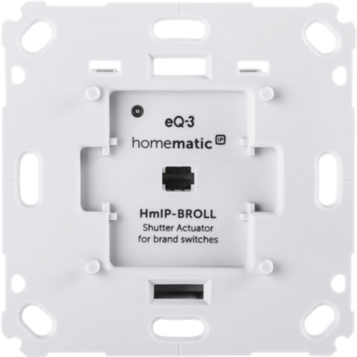 eQ-3 Homematic IP Rolladenaktor für Markenschalter Weiß