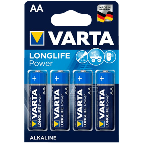 Varta Longlife Power LR03/AAA 1,5 V, 4 Stk. Blister Blau