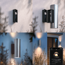 Philips Hue White & Color Ambience Appear Wandleuchte rund Silber