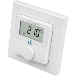 Homematic IP Wandthermostat mit Luftfeuchtigkeitssensor Weiß