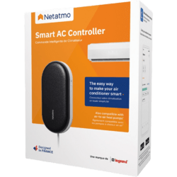 Netatmo Smarte Klimaanlagensteuerung - für Klimaanlage oder Luft-Luft Wärmepumpe Schwarz
