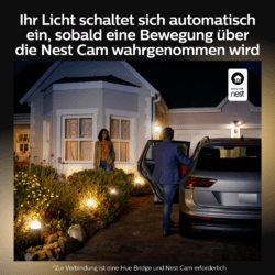 Philips Hue White Welcome Flutlicht Silber