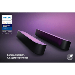 Philips Tischleuchte Hue Play Lightbar Doppelpack Schwarz