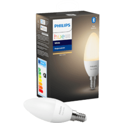 Philips Hue White E14 Einzelpack Weiß