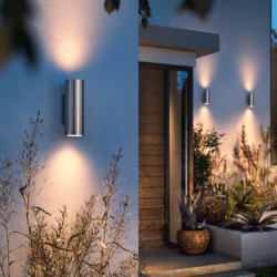 Philips Hue White & Color Ambience Appear Wandleuchte rund Silber