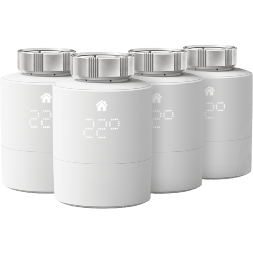 tado° Smartes Heizkörper-Thermostat - Quattro Pack Zusatzprodukte für Einzelraumsteuerung intelligente Heizungssteuerung Weiß