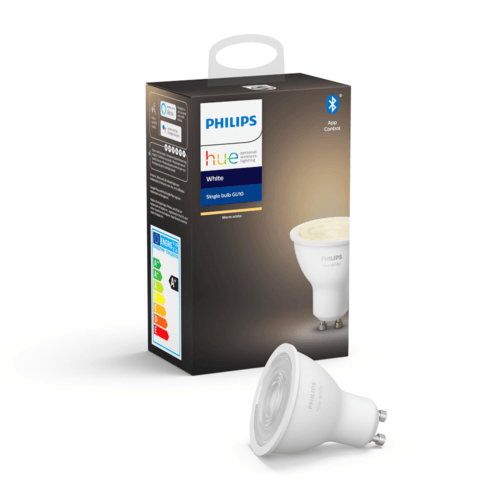 Philips Hue White GU10 Einzelpack Weiß
