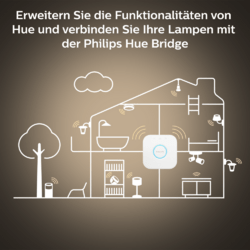 Philips Hue White Ambience Enrave Pendelleuchte inkl. Dimmschalter Weiß