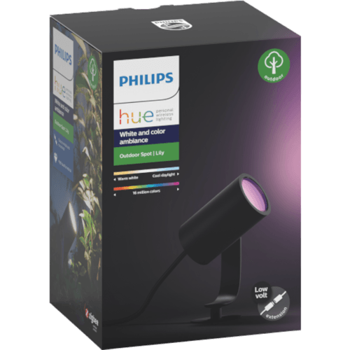 Philips Hue White & Color Ambiance Lily Spot Schwarz