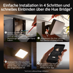 Philips Hue White Welcome Flutlicht Silber