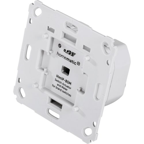 eQ-3 Schalt-Mess-Aktor für Markenschalter (IP) Weiß