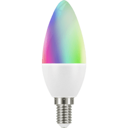 tint LED-Kerzenform white+color E14,