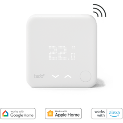 tado° Starter Kit - Smartes Thermostat V3+ (Funk) - Intelligente Heizungssteuerung Weiß