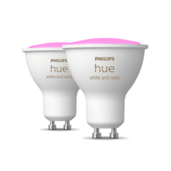 Philips Hue White & Color Ambience GU10 Doppelpack Weiß