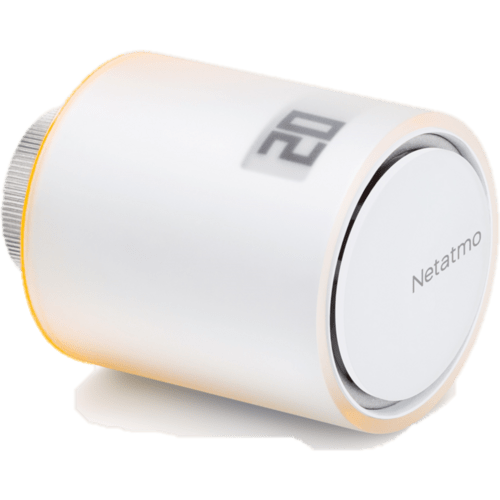 Netatmo Smartes Heizkörperthermostat, einzeln (Relay vorausgesetzt) Weiß
