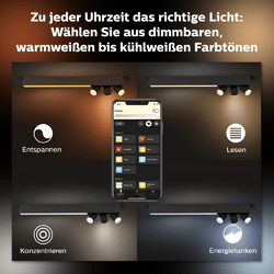 Philips Hue White & Color Ambience Centris Spot 3 flg. Weiß